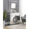 China 2 Drawers Diamond Crystal Mirrored Side Table Bedside table Nightstand wholesale