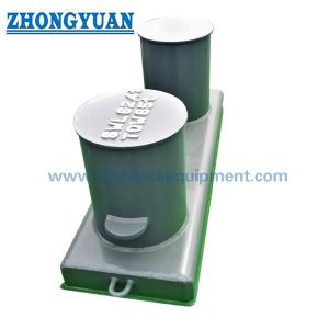 China ISO 13795 Type B Welded Steel Bollards With Wide Base Plat Ship Towing Equipment supplier