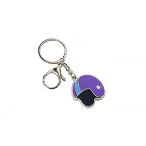 Souvenir Pantone Helmet Cute Metal Keychain Enamel Iron Man 3mm Thickness