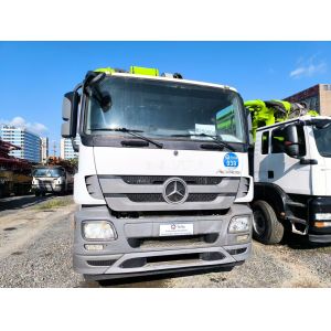 China 2019 Used Zoomlion 56M Concrete Pump Truck Mercedes Benz Chassis with Intelligent & Efficient Operation wholesale