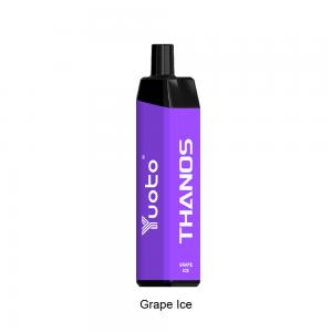 China Yuoto Rechargeable 650mAh 5000 Puff Bar Vape Grape Ice 50mg Nicotine supplier