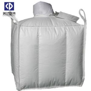 China Baffle FIBC Bulk Bags 1000KG Virgin Polypropylene Material 4 Side Seam Loops supplier