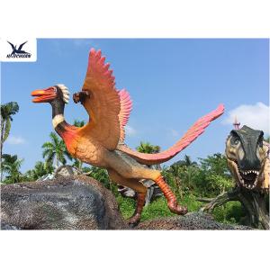 China Outdoor Amusement Park Decoration Fiberglass Giant Wild Animal Bird Statues supplier