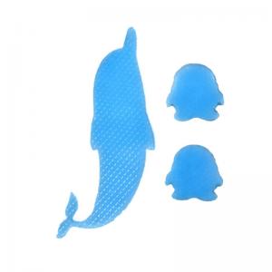 Non Woven Fabrics Blue Dolphin Shape Fever Cooling Gel Pad