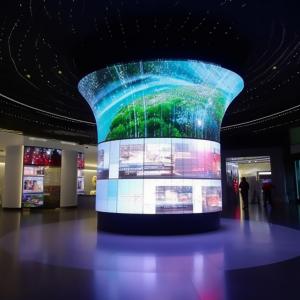 China Indoor Curved LED Screen Panel IP65 Creative LED Display ISO9001 supplier