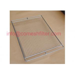 China Customized Perforated Baking Trays For Drying Herb - Medicine , 460 X660 Mm Size supplier
