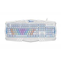 China Compact Gaming Keyboard White , Light Up Gaming Keyboard Anti Ghosting on sale
