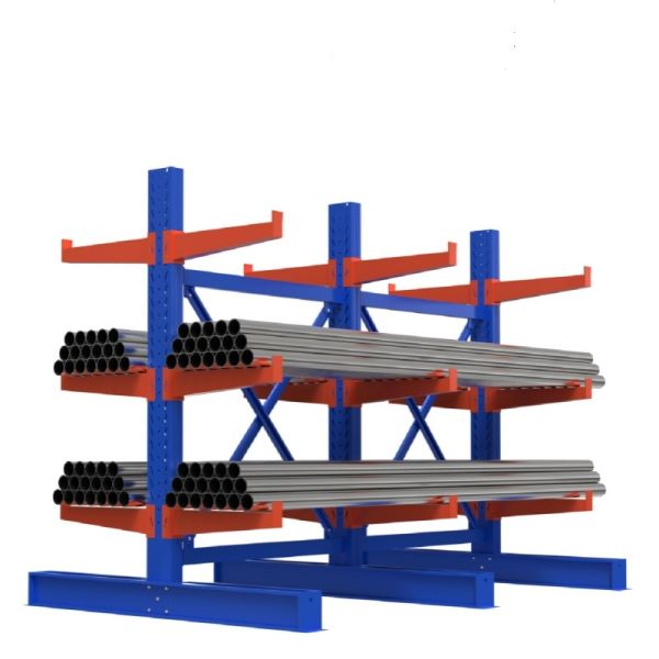Custom Designed Single / Double Sided Cantilever Racking For Irregular And Bulk Goods