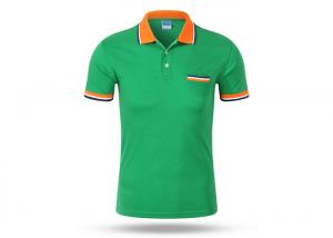 China Short Sleeve Jersey Polo Shirts For Men Customized Logo Pocket Mesh Apparel on sale 
