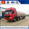 China HOWO 8X4 Oil Tank Truck Trailer / Fuel Tank Truck Single - Plate Dry Clutch wholesale