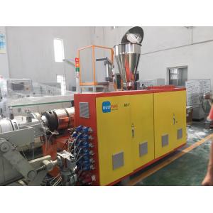 China 50mm~250mm Highly Productive PVC Pipe Production Machine Line With Conical Double Screw Extruder wholesale