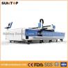 Stainless steel and mild steel CNC fiber laser cutting machine with laser power