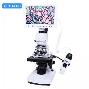 Dual Lens Handheld Digital Microscope 2.0m Teaching Head 1000x