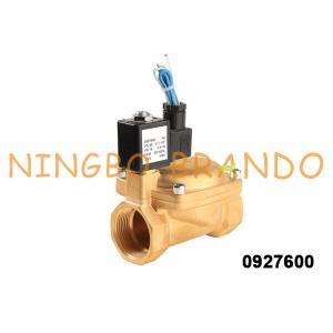 China 1-1/2'' 0927600 Normally Closed Brass Industrial Water Control Solenoid Valve supplier