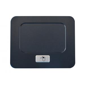 One Mouse Button Industrial Touchpad Mouse Black Titanium Top Panel Mount