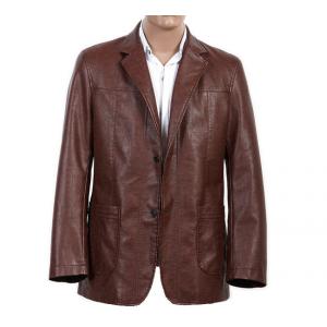China 100% Viscose and Knitting, Big and Tall, Two buttons European Mens Leather Suits supplier