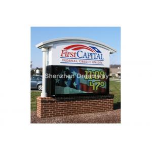 16mm Pixel Pitch Outdoor LED display Signs with Win2000 / XP / Vista , 256mm × 128 mm