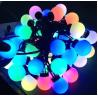 Factory direct supply Round ball cap RGBY LED string light christmas IP54 indoor