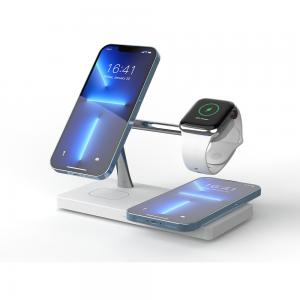 China Magnetic Night Light Wireless Charger 7 In 1 Wireless Charger For IPhone Watch Earphone supplier
