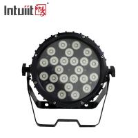China IP65 Waterproof Led Flat Par Light 24*3W Rgbw Stage LED DMX Par Light on sale