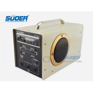 China Suoer Home Use Mini Solar Energy System 12V/4AH Portable Solar Power Generator supplier