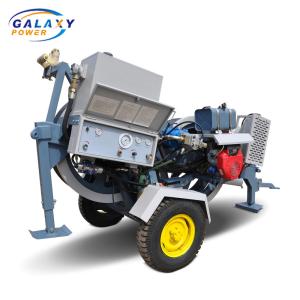 China el extractor hydráulico de 25kN 1.3km/h con Tensione telegrafía la tracción del equipo supplier
