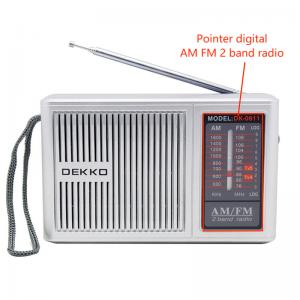 Petit AM FM récepteur stéréo de l'antenne AM FM du récepteur 100mm de l'indicateur avec des haut-parleurs