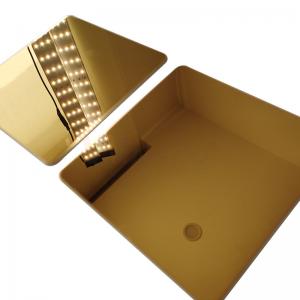 SS 201 Titanium Gold 8k No 8 Mirror Finish Stainless Steel Sheet