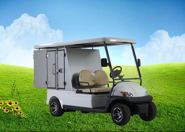 Aluminum Box Custom Electric Golf Carts With Roof Rack For Hotels and Resorts