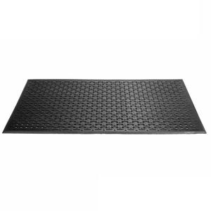 China Commercial Rubber Mat With Drainage Holes Kitchen Dog Bone Mat With Bevel Edge supplier