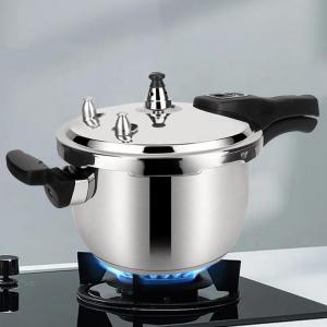 Energy Saving Kitchen Pressure Cooker Gas And Induction Cooker Polished Eco Friendly
