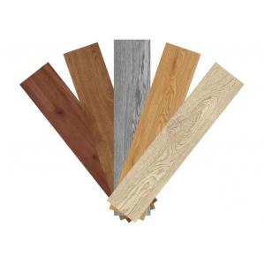 Fire Resistance PVC Wooden Flooring With Vinyl Material For Commercial