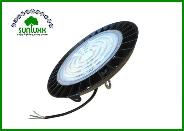 Outdoor Indoor Led High Bay Light Fittings 16000Lm 100W IP66 UFO Waterproof