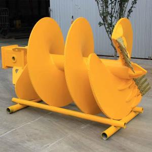 China Double Cut Soil Or Rock Drilling Auger And Auger Teeth Drilling Buckets supplier