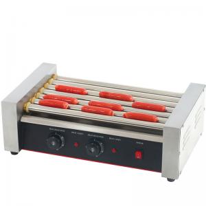 5 Roller Grill Hot Dog Machine for Stainless Steel Restaurant Kitchen Equipment