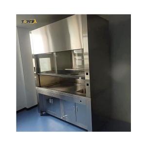 Safety Stainless Steel Fume Hood , Alkali Proof Lab Fume Hood ISO Certified