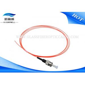 China PVC Low Smoke Zero Halogen Fiber Optic Pigtail OM1 OM2 ST UPC Patch Cable wholesale