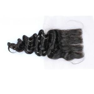 China Wholesale High Quality Cheap Bangs Lace Closure Tangle Free  Human Hair Lace Closure supplier