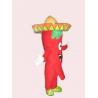 custom design red chilli advertising mascot cartoon cosplay costumes