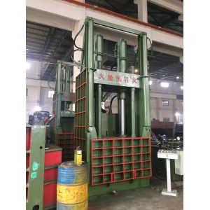 China Button Control Waste Paper Baler Machine For Shopping Mall With Two Pin Plug on sale