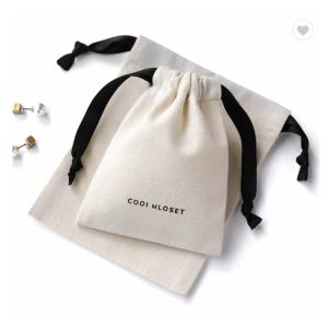 China Multicolor Recyclable Cotton Produce Bags Drawstring Canvas Fabric Candy Bags OEM Pantone Color Printed Cotton Drawstring Pouch Draw String Gift Bag wholesale