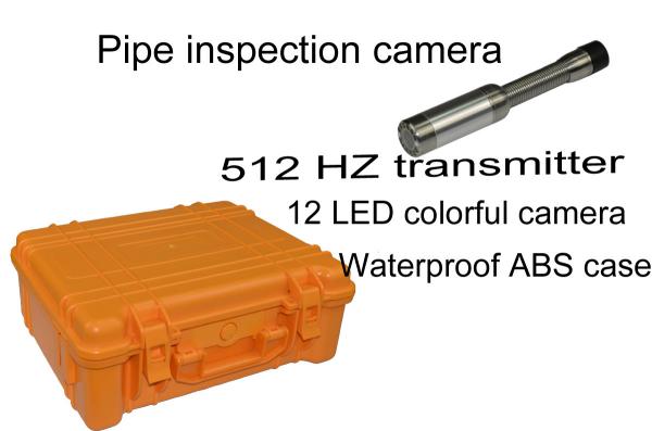 Location & DVR & Meter Counter & Keyboard & ABS Case Sewage pipe probe