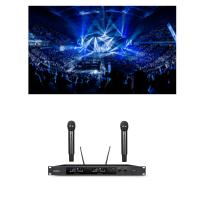 China UHF Home KTV Wireless Microphone For Singing Stage Outdoor Wedding Host on sale