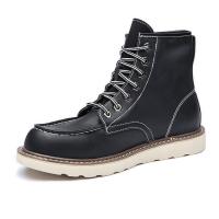 China Casual Lace Up High Top Work Men'S Shoes on sale