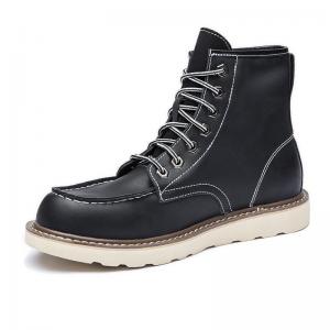 China Casual Lace Up High Top Work Men'S Shoes supplier