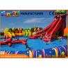 China 0.9mm PVC Tarpaulin Inflatable Commercial Water Park With Slide wholesale