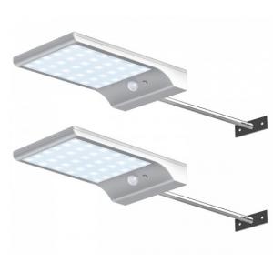 super bright solar stainless led outdoor led solar lights,36 led ul Shenzhen wall light for courtyards