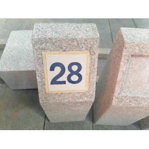 China Natural Stone G617 Granite Slab Tile Guide Stone Stela Road Mark Curb supplier