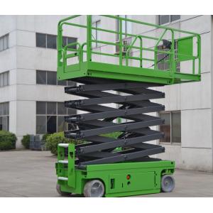 China 13.8 Meters Electric Elevated Self Propelled Scissor Lift with Extension Platform 320kg supplier