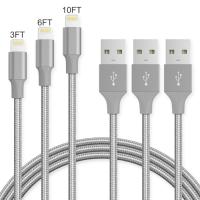 China 6FT MFI Lightning USB Cable For Apple IPhone 13 12 11 Pro X Xs Max XR 8 on sale